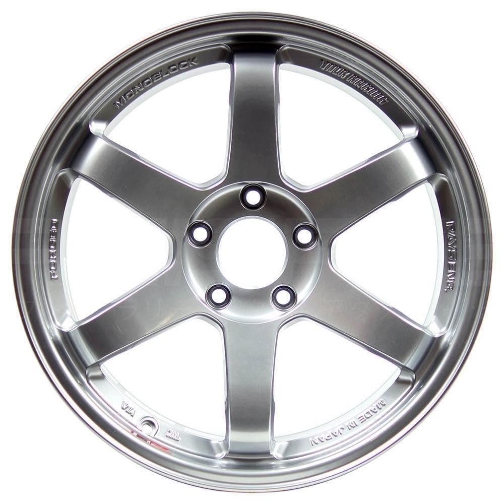 Volk Racing TE37SL 18x11" +18 5x114.3 Mercury Silver Wheel