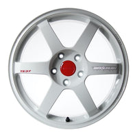 Volk x Kami Speed Shiro Edition TE37 Saga wheel for 2017+ Civic Type R FK8
