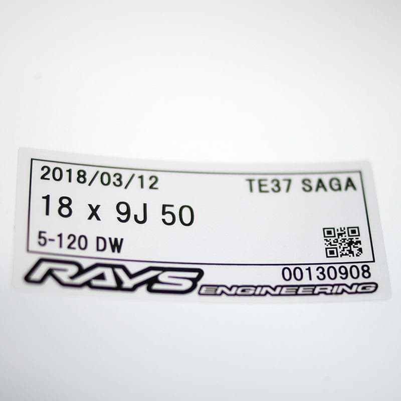 Volk x Kami Speed Shiro Edition TE37 Saga wheel for 2017+ Civic Type R FK8