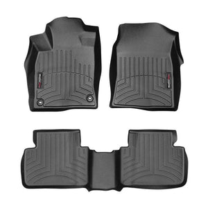 Revestimientos de piso negros WeatherTech - Honda Civic Sedan/Hatchback 2017+