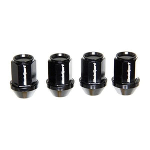 WedsSport Racing Paquete de 4 tuercas negras - 12x1.25
