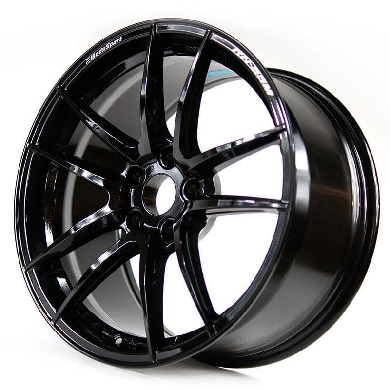 WedsSport RN-55M 18x9.0 +45 5x120 Gloss Black (18+ Civic Type R)