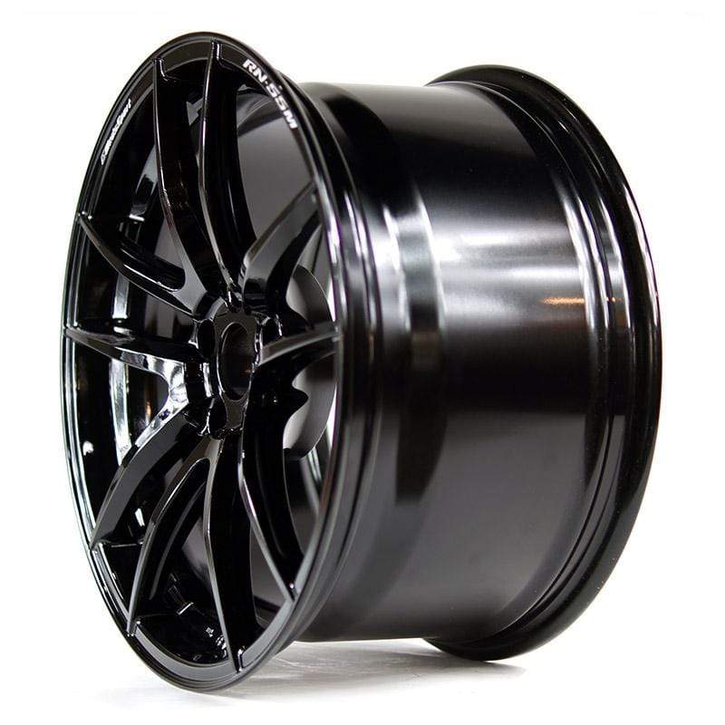 WedsSport RN-55M 18x9 +45 5x120 in Gloss Black for Civic Type R