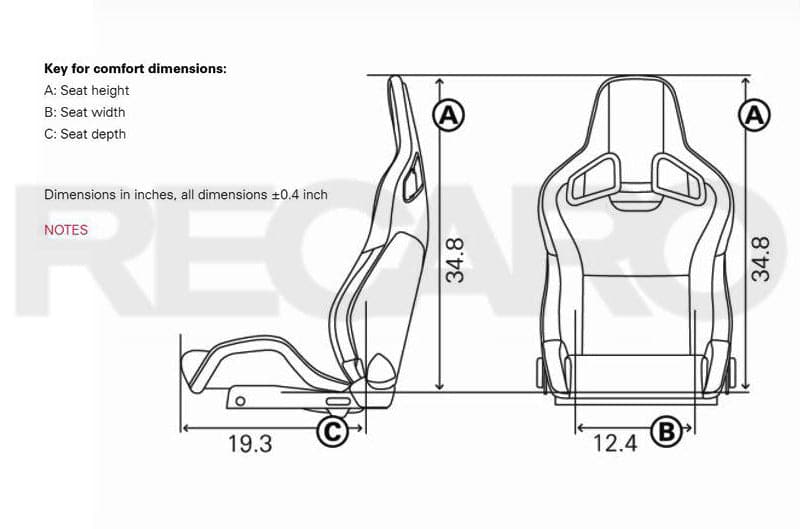 Asiento del conductor Recaro Sportster GT | Vinilo negro/Ante rojo (rec410.1GT.3164)