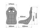 Bride Zieg IV Wide FRP Bucket Seat in Gradation *FIA Approved*