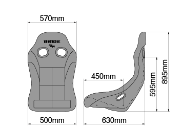 Bride Zieg IV Wide Super Aramid Carbon Bucket Seat in Black *FIA Approved*