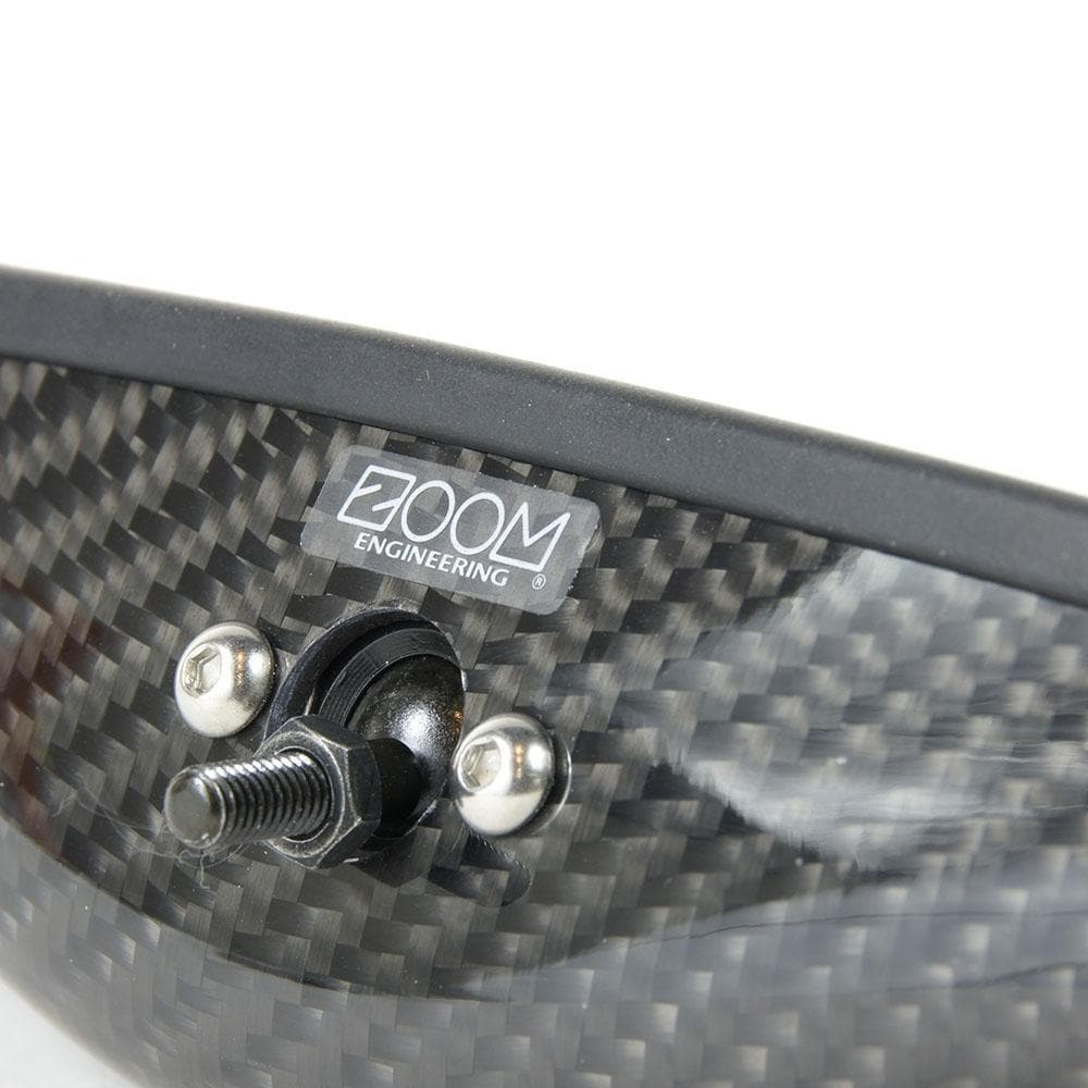 Zoom Engineering Carbon Fiber TS Rear View Mirror Set | 2017+ Honda Civic Type R